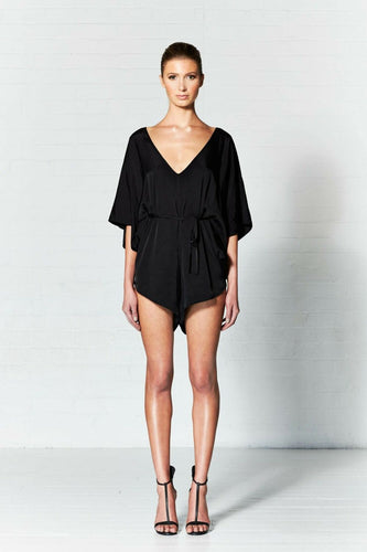 Winona Dee Playsuit - Black